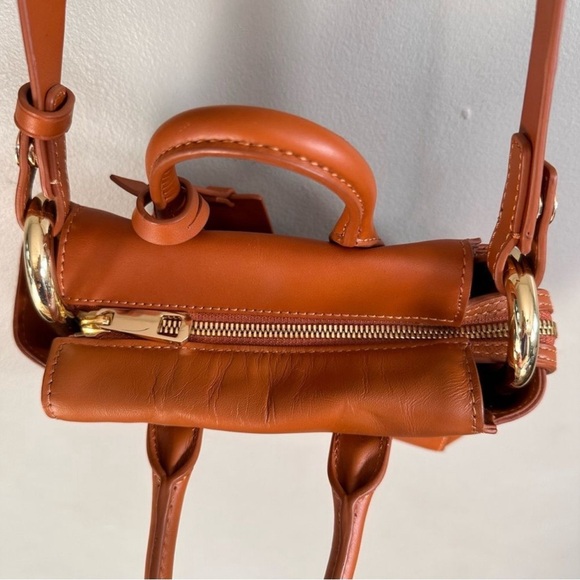 J Crew harper mini satchel camel brown bag - Picture 7 of 9